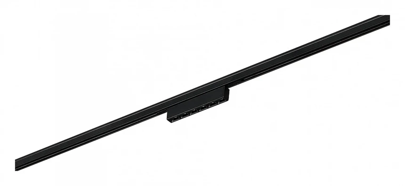 Магнитный трековый светильник Черный LED 1*5W 3000K 220Lm Ra>90 IP20 L100xW10xH18 24V