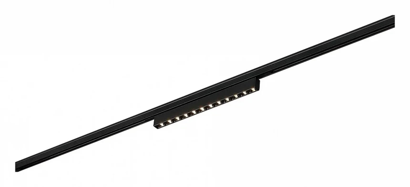 Магнитный трековый светильник Черный LED 1*10W 3000K 430Lm Ra>90 IP20 L196xW10xH18 24V