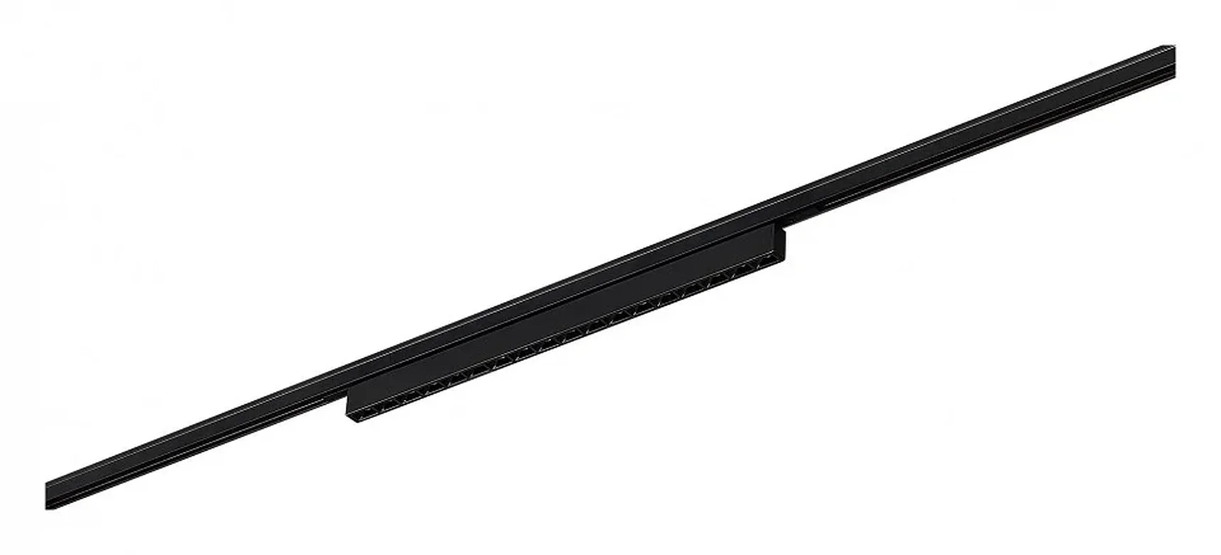 Магнитный трековый светильник Черный LED 1*15W 3000K 640Lm Ra>90 IP20 L292xW10xH18 24V