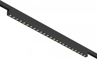 Магнитный трековый светильник Черный LED 1*20W 4000K 1 060Lm Ra>90 IP20 L387xW10xH18 24V
