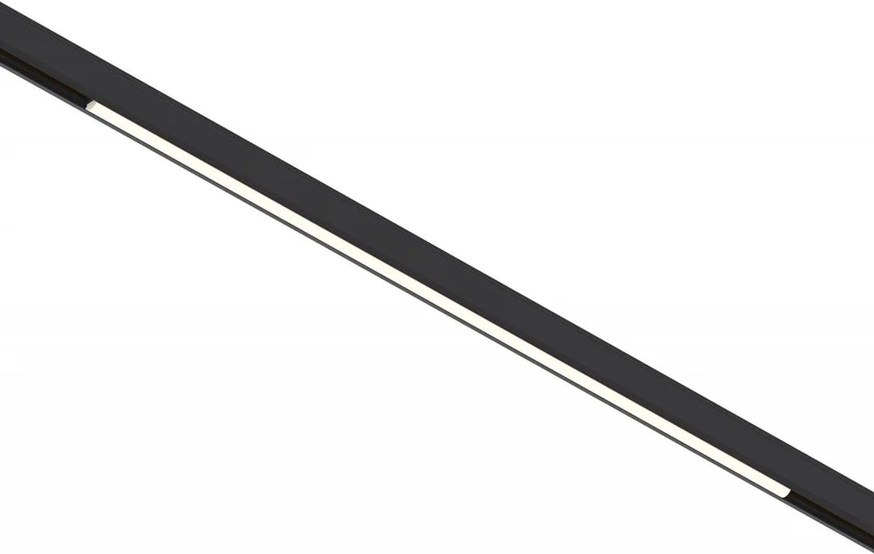 Магнитный трековый светильник Черный LED 1*5W 3000K 360Lm Ra>80 100 IP20 L300xW5xH12 24V