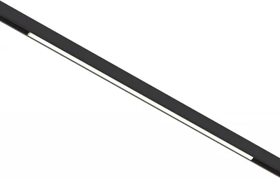 Магнитный трековый светильник Черный LED 1*5W 3000K 360Lm Ra>80 100 IP20 L300xW5xH12 24V