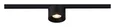Магнитный трековый светильник Черный LED 1*5W 3000K 350Lm Ra>90 36° IP20 D60xH37 24V