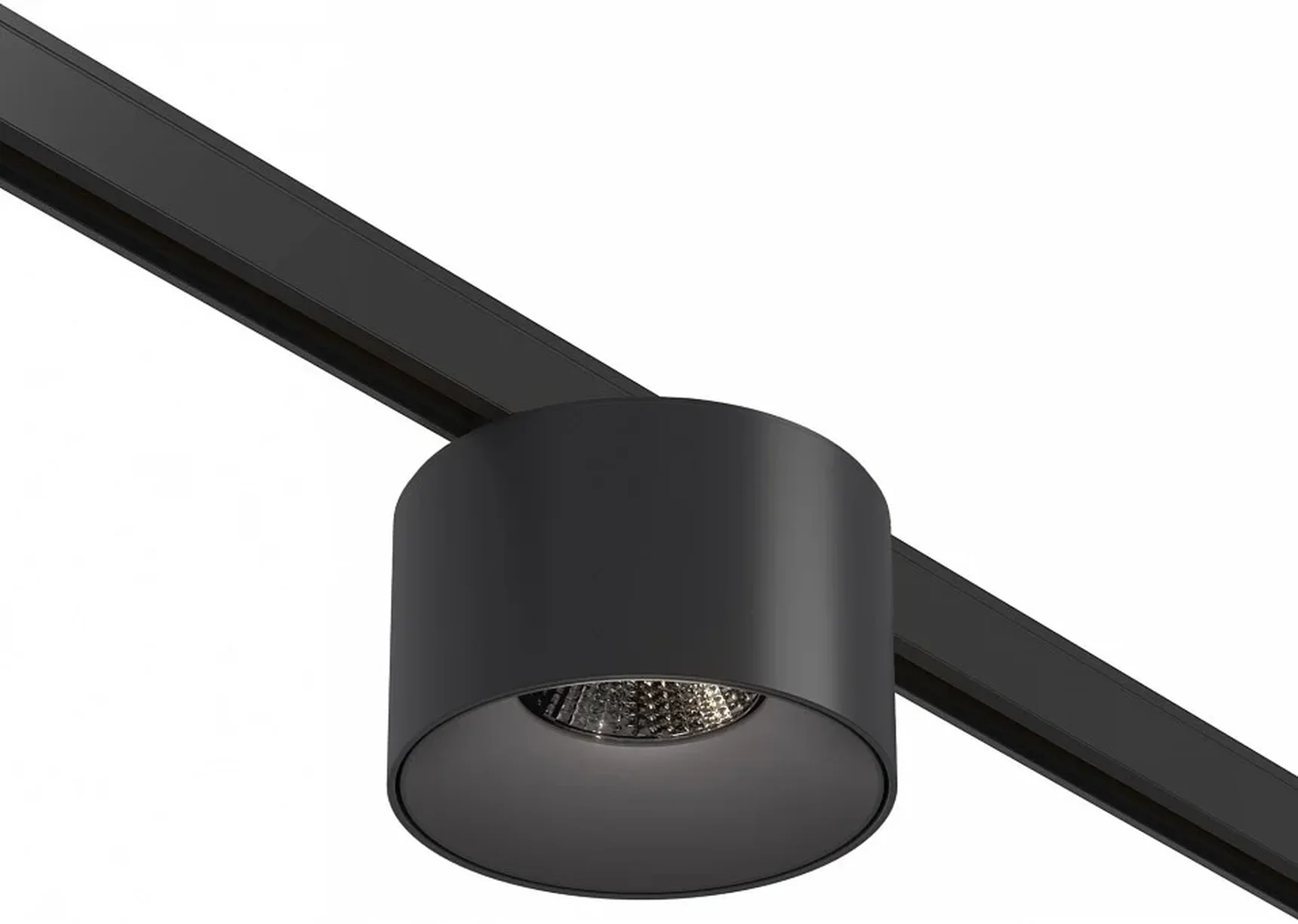 Магнитный трековый светильник Черный LED 1*5W 4000K 350Lm Ra>90 36° IP20 D60xH37 24V