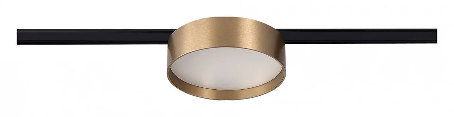 Магнитный трековый светильник Латунь LED 1*12W 4000K 500Lm Ra>80 100° IP20 D113xH34 24V