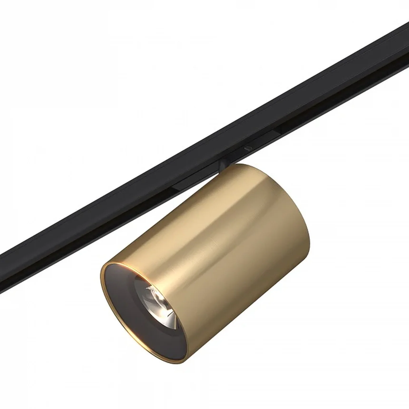 Магнитный трековый светильник Латунь LED 1*9W 3000K 500Lm Ra>90 36° IP20 D45xH63 24V