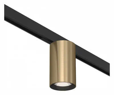 Магнитный трековый светильник Латунь LED 1*5W 4000K 340Lm Ra>90 36° IP20 D35xH58 24V