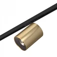 Магнитный трековый светильник Латунь LED 1*9W 4000K 500Lm Ra>90 36° IP20 D45xH63 24V