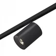 Магнитный трековый светильник Черный LED 1*5W 4000K 340Lm Ra>90 36° IP20 D35xH58 24V