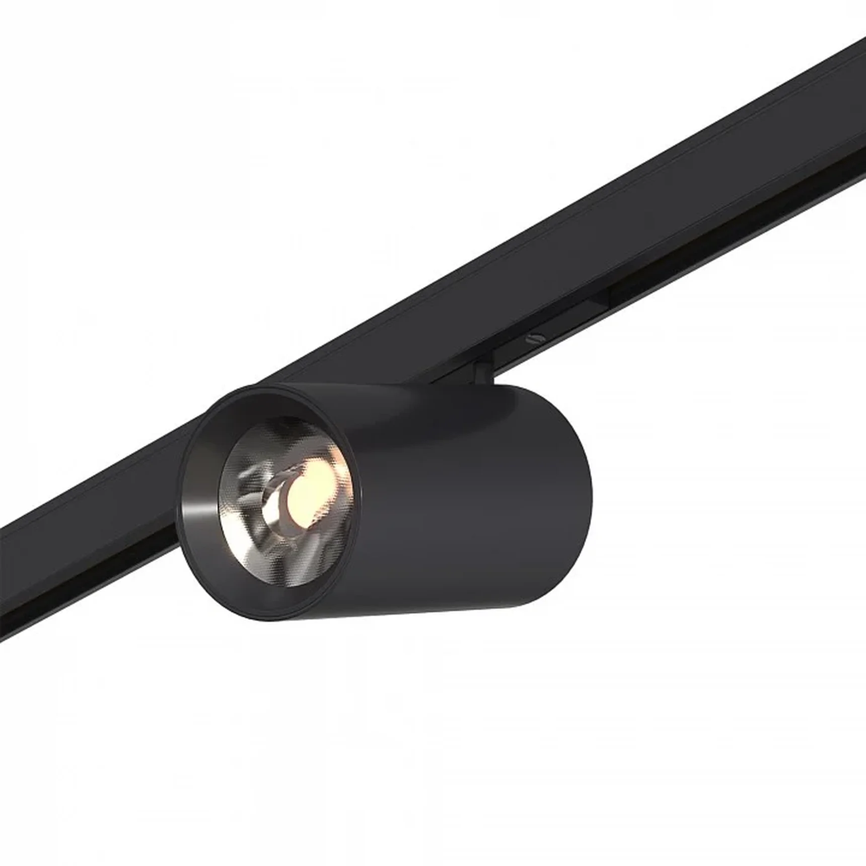Магнитный трековый светильник Черный LED 1*5W 4000K 340Lm Ra>90 36° IP20 D35xH58 24V