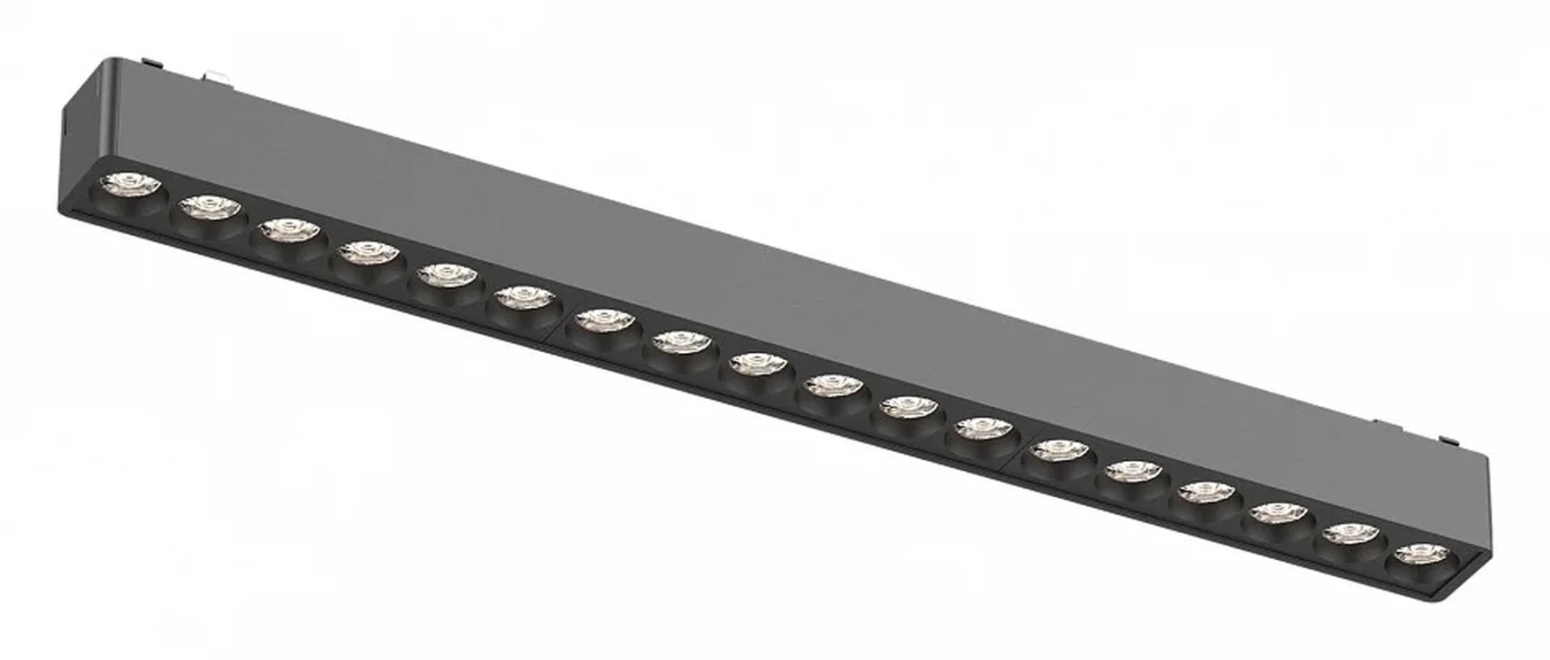 Магнитный трековый светильник Черный LED 1*18W 3000K 1 560Lm Ra>90 36° IP20 L338xW26xH24 48V