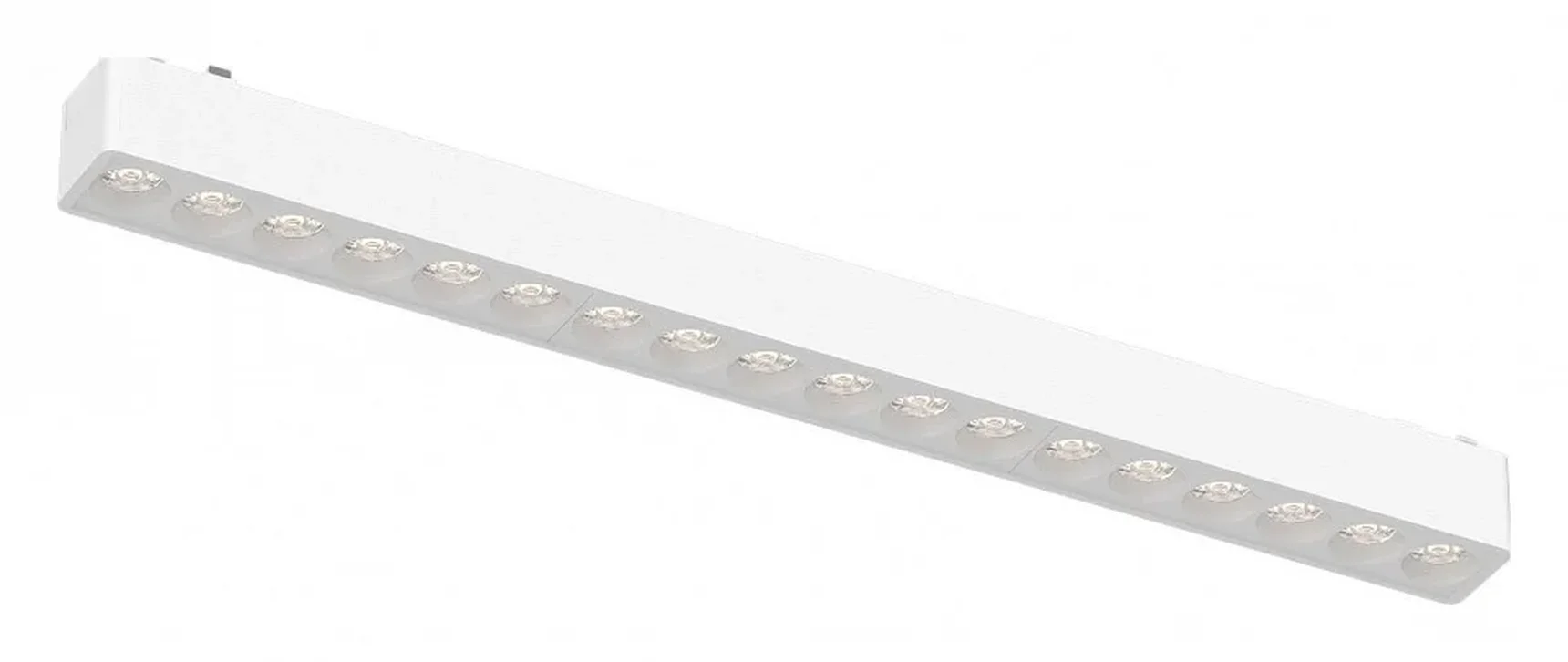 Магнитный трековый светильник Белый LED 1*18W 3000K 1 560Lm Ra>90 36° IP20 L338xW26xH24 48V