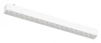 Магнитный трековый светильник Белый LED 1*18W 3000K 1 560Lm Ra>90 36° IP20 L338xW26xH24 48V