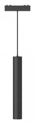 Магнитный трековый светильник Черный LED 1*7W 4000K 430Lm Ra>90 36° IP20 D30xH300 48V