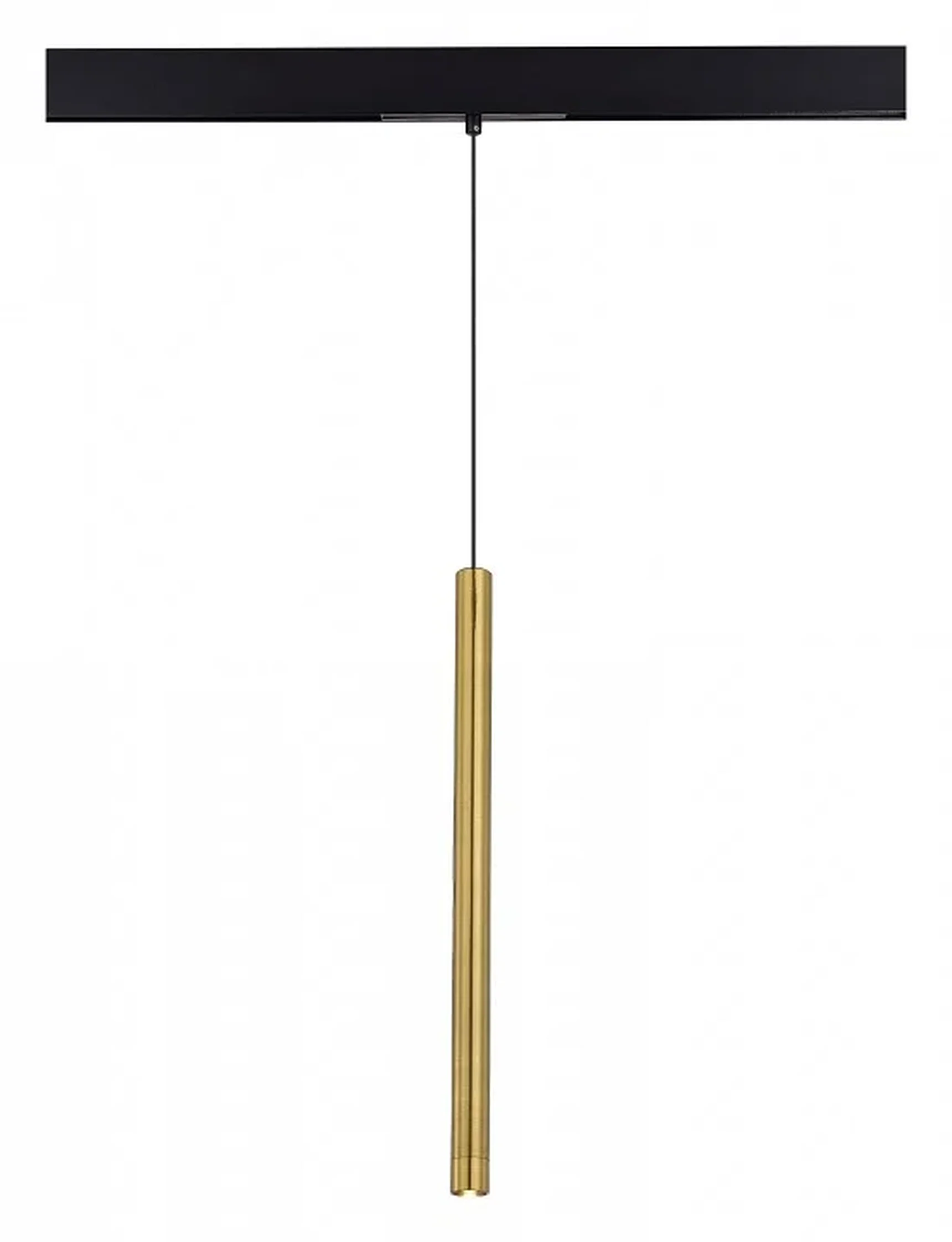 Магнитный трековый светильник Золотистый LED 1*7W 3000K 450Lm Ra90 36° IP20 D32xH307 48V