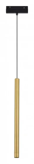 Магнитный трековый светильник Золотистый LED 1*7W 4000K 450Lm Ra90 36° IP20 D32xH307 48V