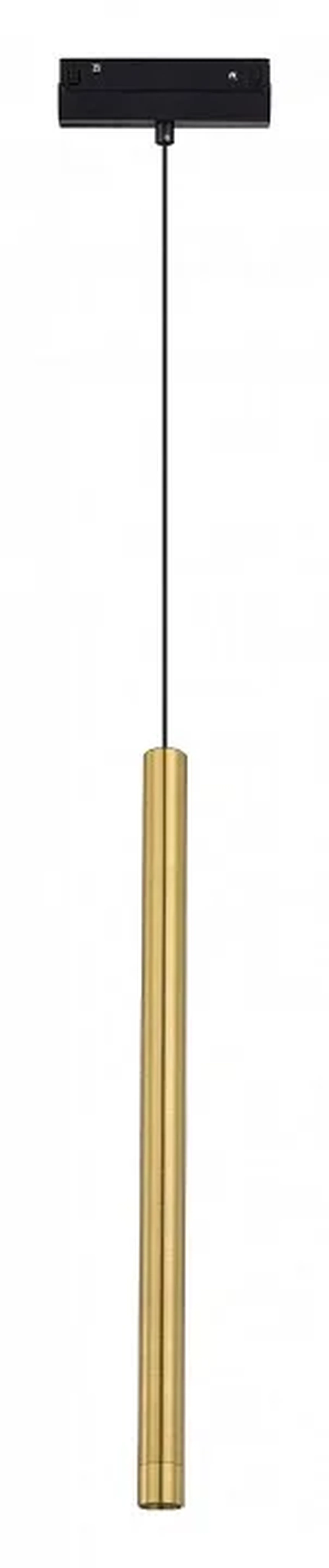 Магнитный трековый светильник Золотистый LED 1*7W 4000K 450Lm Ra90 36° IP20 D32xH307 48V