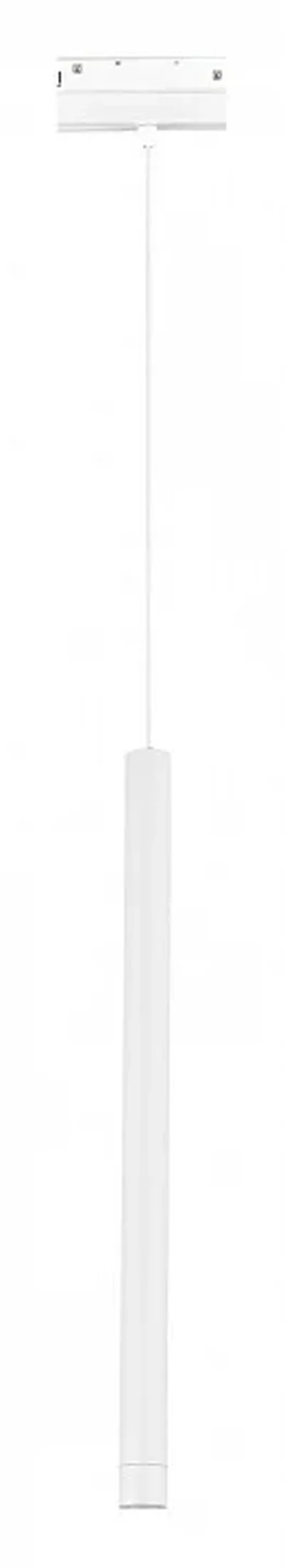 Магнитный трековый светильник Белый LED 1*8W 4000K 450Lm Ra90 24° IP20 D30xH500 48V
