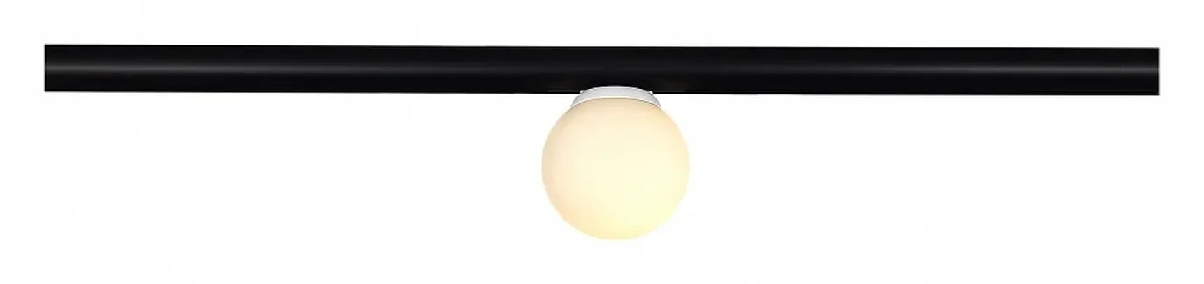 Магнитный трековый светильник Белый LED 1*3W 3000K Lm Ra>80 360° IP20 D60xH- 24V
