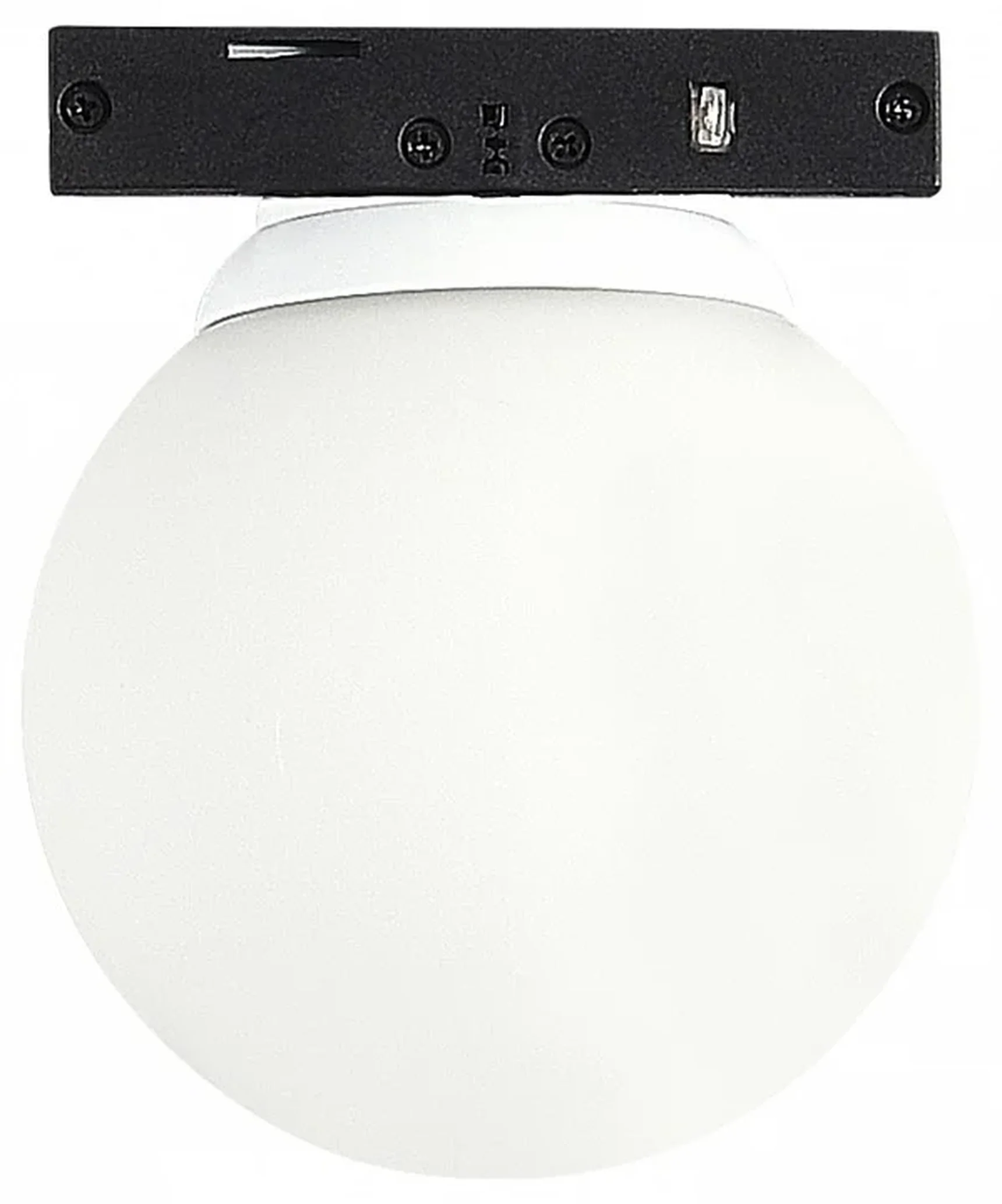 Магнитный трековый светильник Белый LED 1*3W 3000K Lm Ra>80 360° IP20 D60xH- 24V