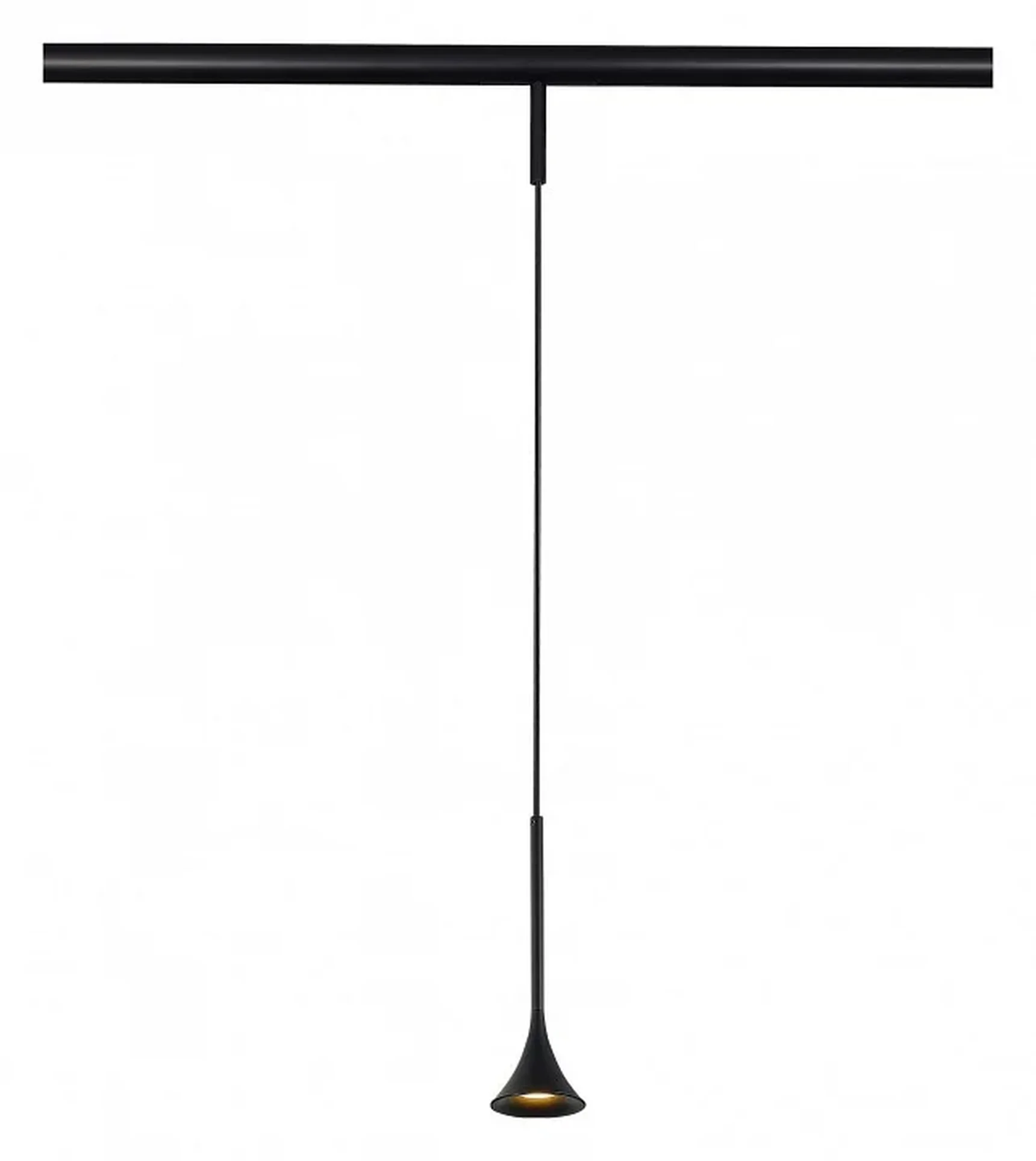 Магнитный трековый светильник Черный LED 1*5W 3000K Lm Ra>90 IP20 D70xH225 24V