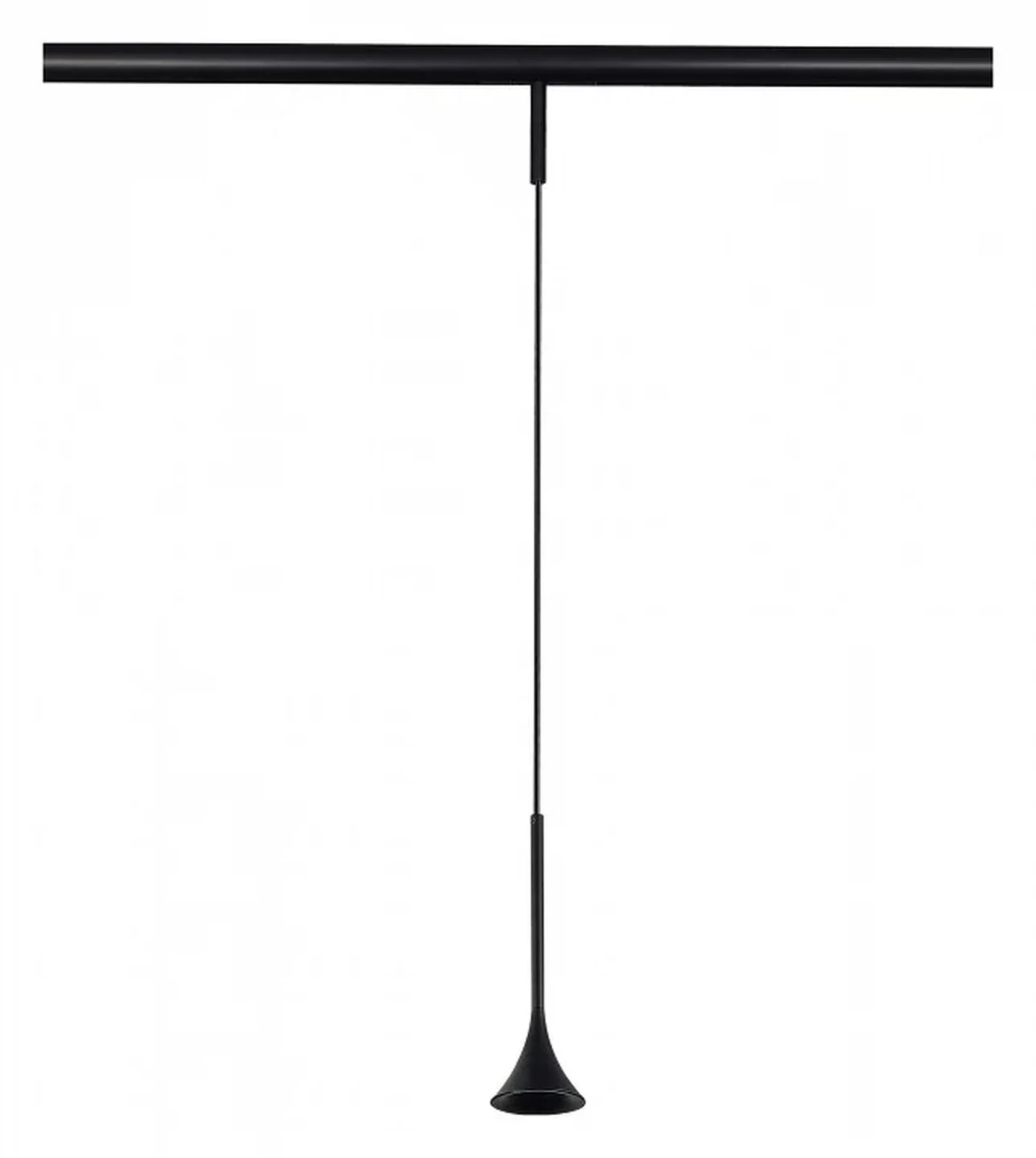 Магнитный трековый светильник Черный LED 1*5W 3000K Lm Ra>90 IP20 D70xH225 24V