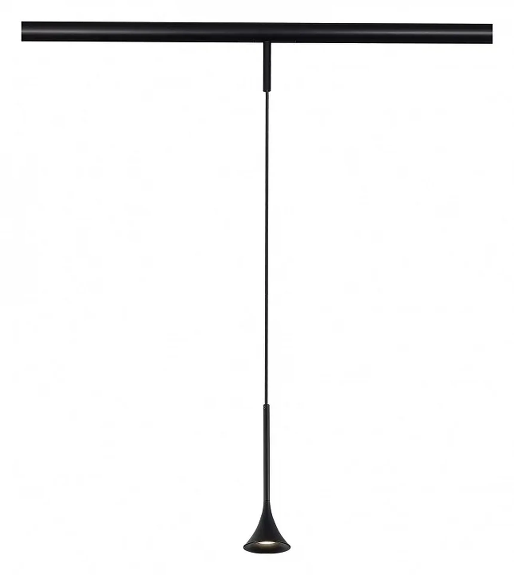 Магнитный трековый светильник Черный LED 1*5W 4000K Lm Ra>90 IP20 D70xH225 24V