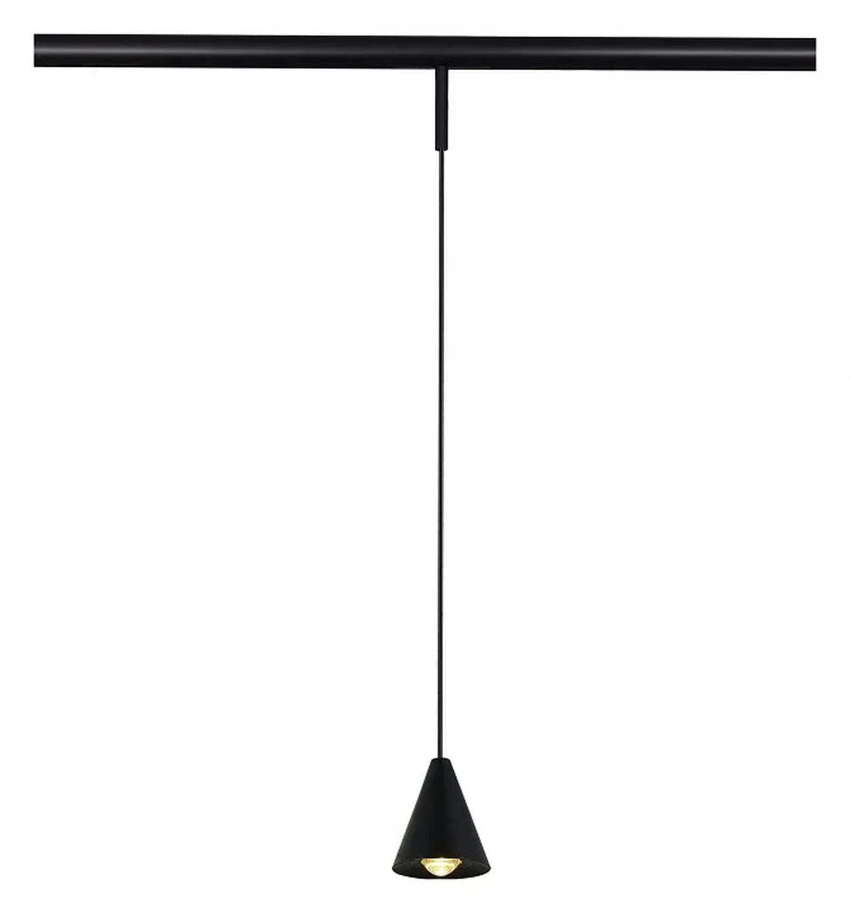 Магнитный трековый светильник Черный LED 1*5W 3000K Lm Ra>90 40° IP20 D80xH98 24V