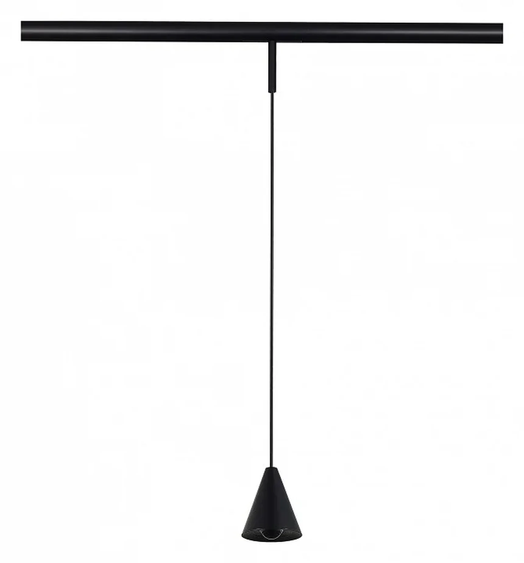 Магнитный трековый светильник Черный LED 1*5W 3000K Lm Ra>90 40° IP20 D80xH98 24V