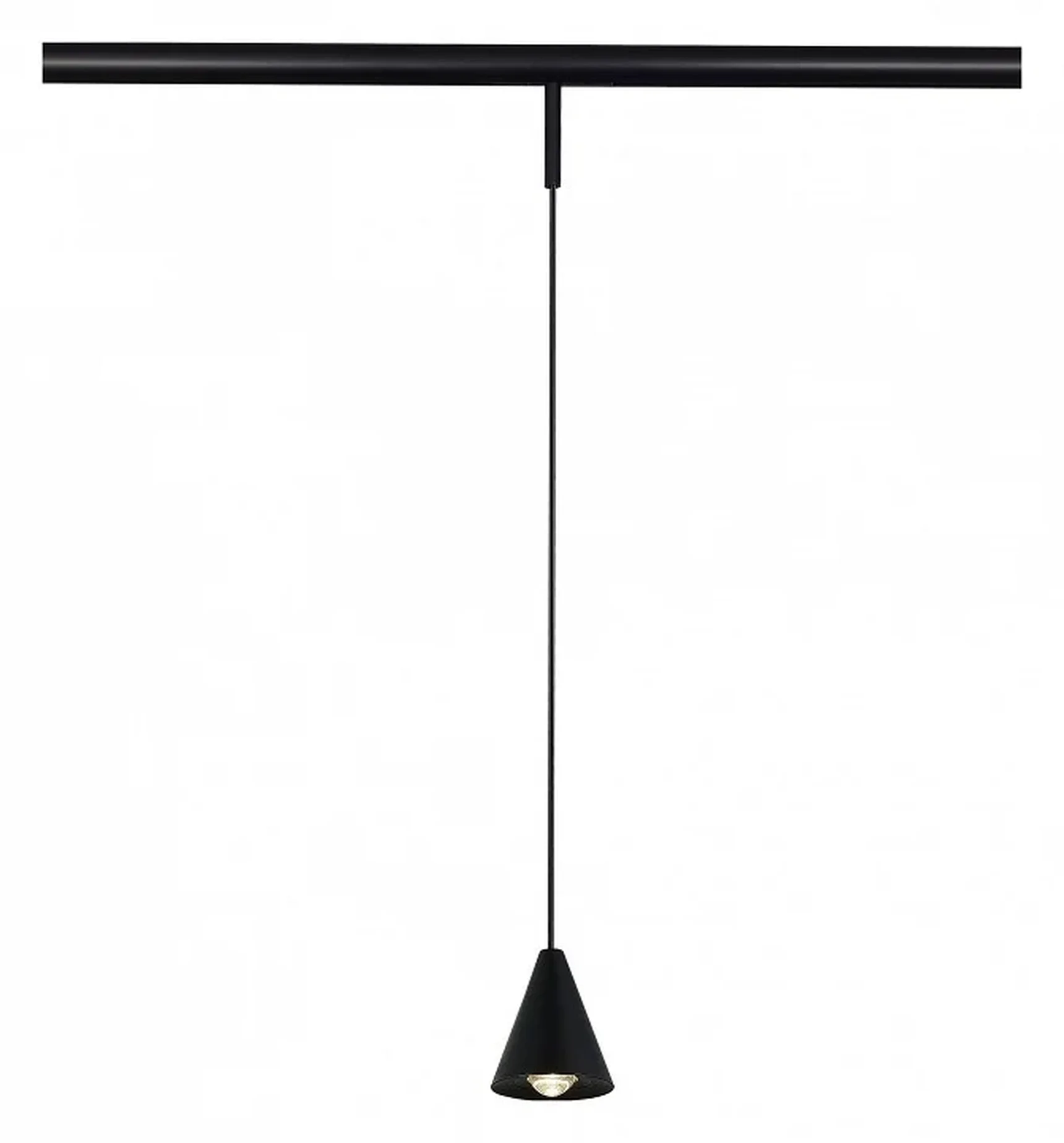 Магнитный трековый светильник Черный LED 1*5W 4000K Lm Ra>90 40° IP20 D80xH98 24V