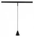 Магнитный трековый светильник Черный LED 1*5W 4000K Lm Ra>90 40° IP20 D80xH98 24V