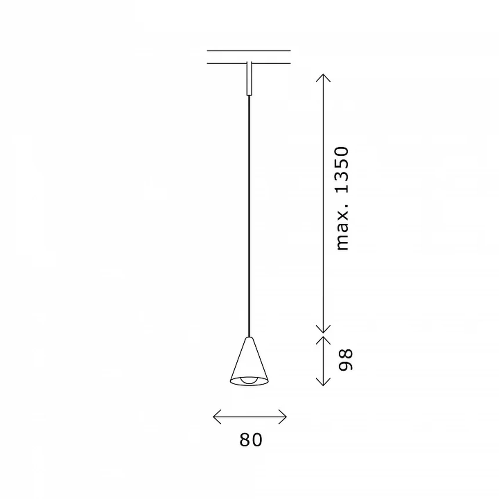 Магнитный трековый светильник Черный LED 1*5W 4000K Lm Ra>90 40° IP20 D80xH98 24V
