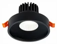Светильник встраиваемый Черный LED 1*10W 4000K 750Lm Ra>90 38° IP20 D100xH75 170-240V