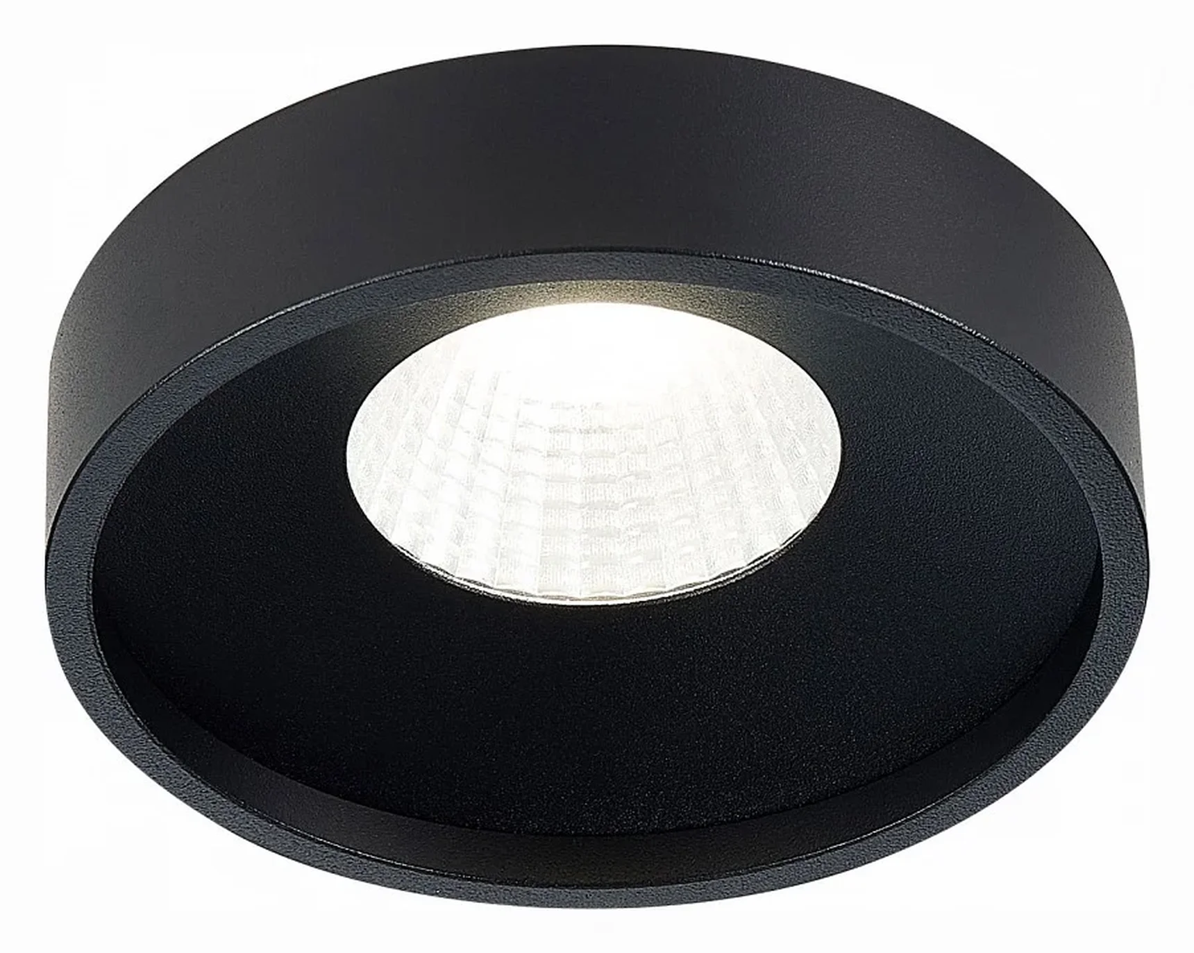 Светильник встраиваемый Черный LED 1*10W 4000K 750Lm Ra>90 38° IP20 D100xH75 170-240V