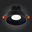 Светильник встраиваемый Черный LED 1*10W 4000K 750Lm Ra>90 38° IP20 D100xH75 170-240V