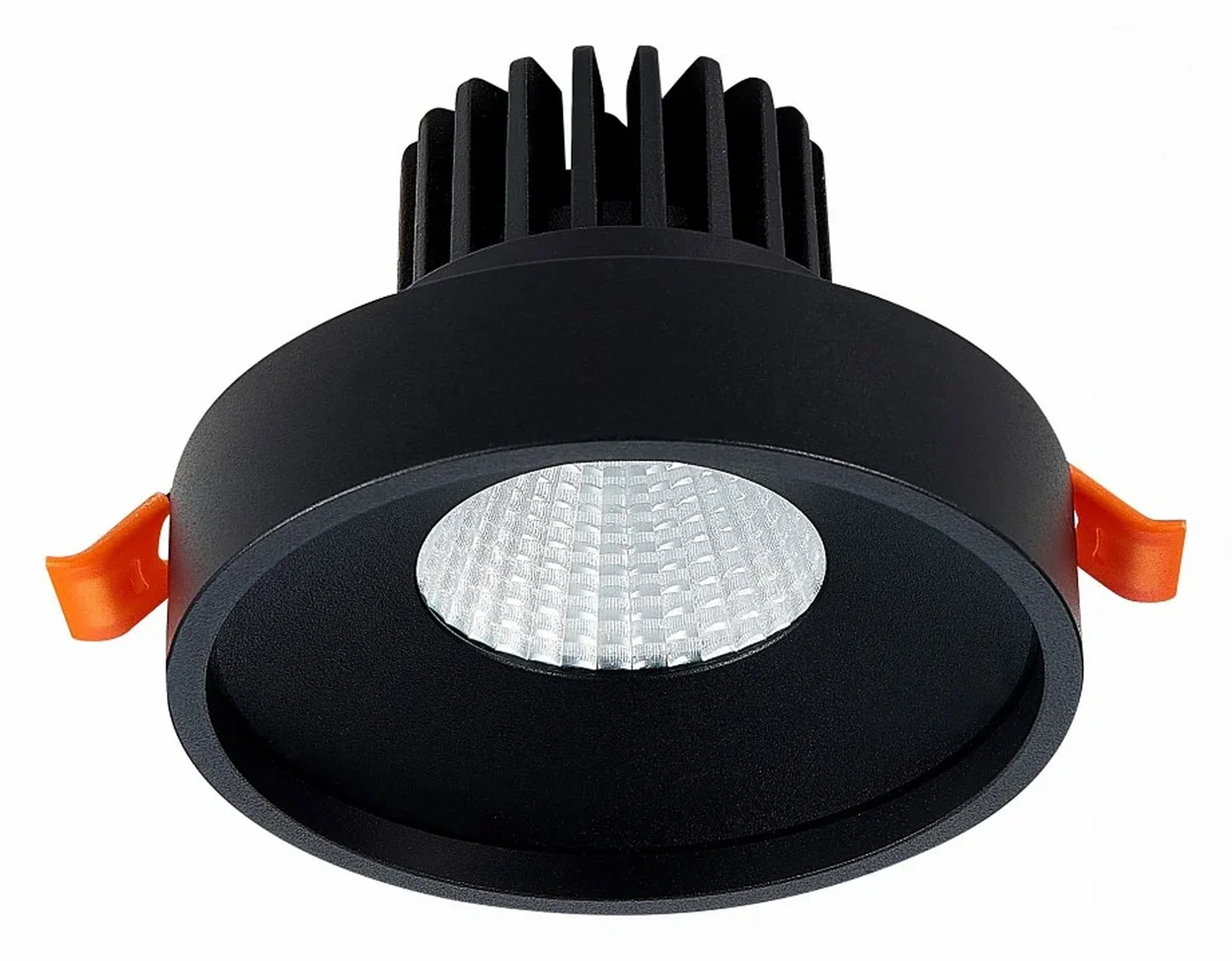 Светильник встраиваемый Черный LED 1*10W 4000K 750Lm Ra>90 38° IP20 D100xH75 170-240V