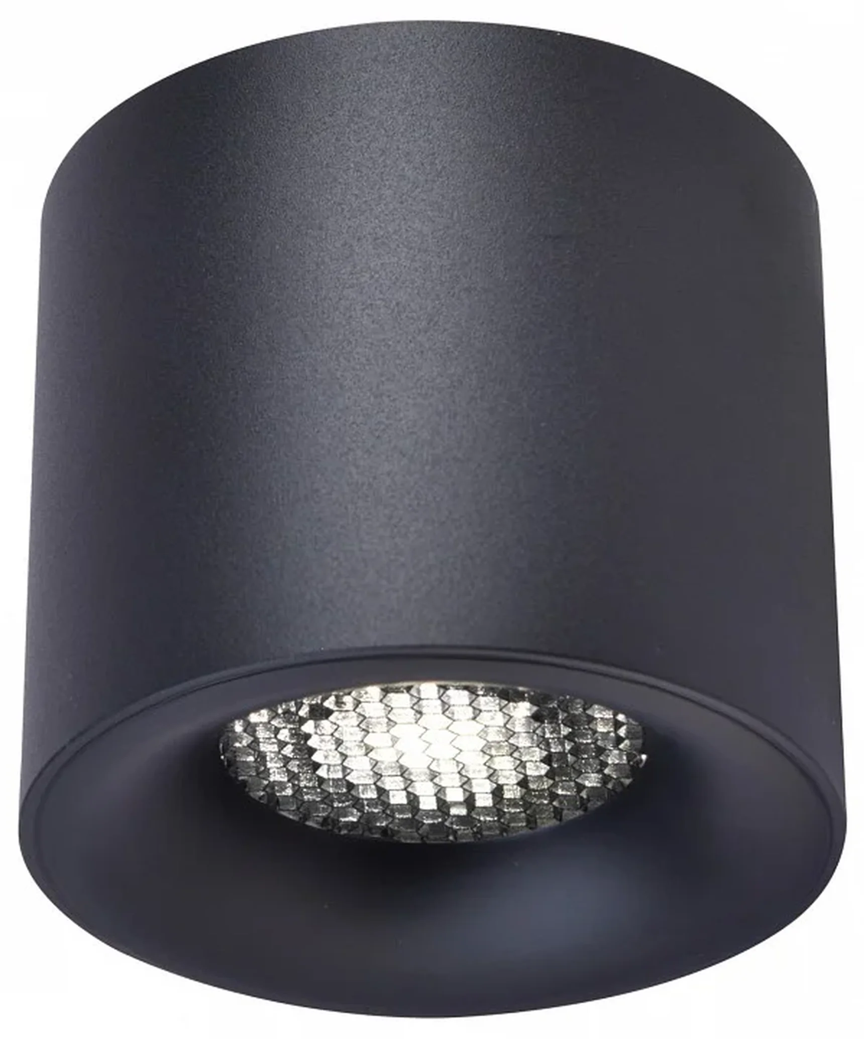 Светильник потолочный черный LED 1*10W 4000K 530Lm Ra 36° IP20 D80xH70 170-240V