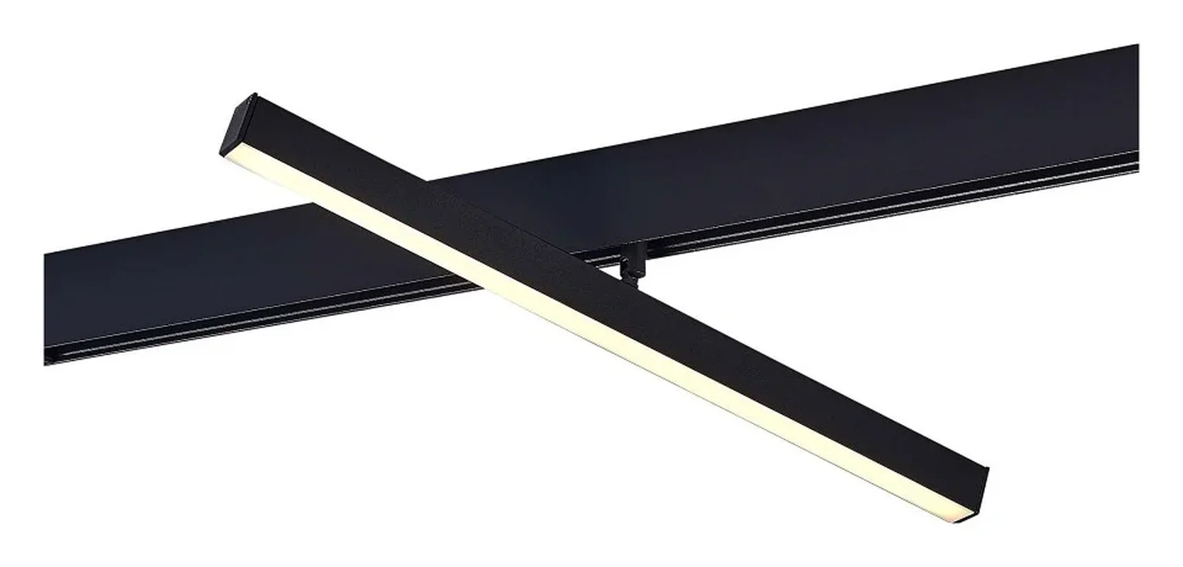 Магнитный трековый светильник Черный LED 1*12W 3000K 700Lm Ra>90 120° IP20 L405xW22,5xH92 48V