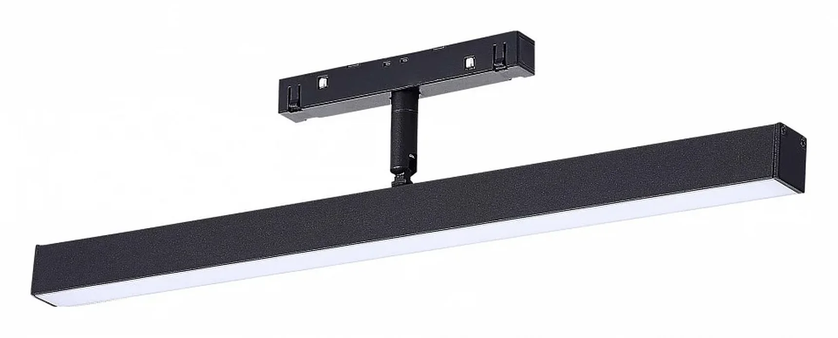 Магнитный трековый светильник Черный LED 1*12W 3000K 700Lm Ra>90 120° IP20 L405xW22,5xH92 48V