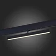 Магнитный трековый светильник Черный LED 1*12W 3000K 700Lm Ra>90 120° IP20 L405xW22,5xH92 48V