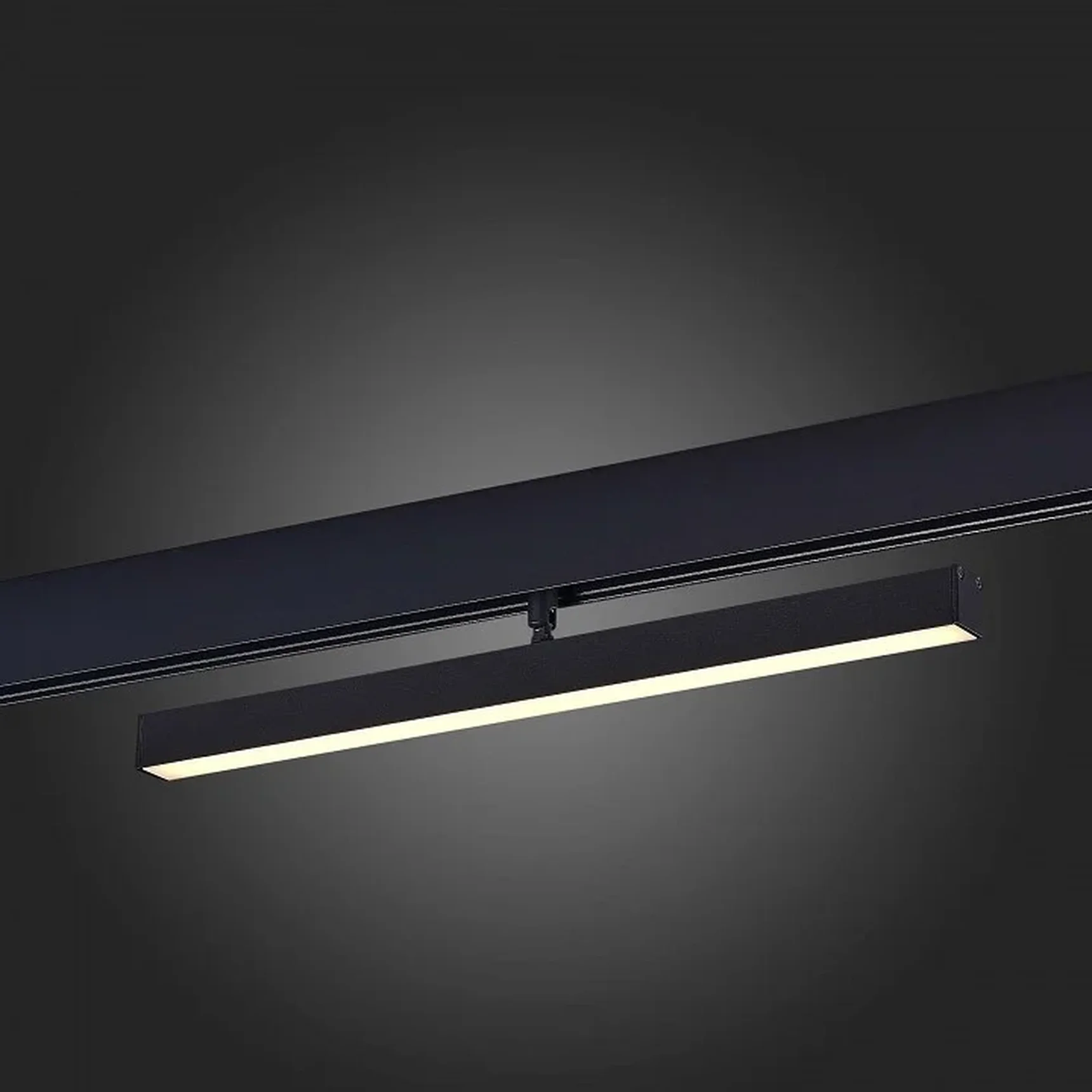 Магнитный трековый светильник Черный LED 1*12W 3000K 700Lm Ra>90 120° IP20 L405xW22,5xH92 48V