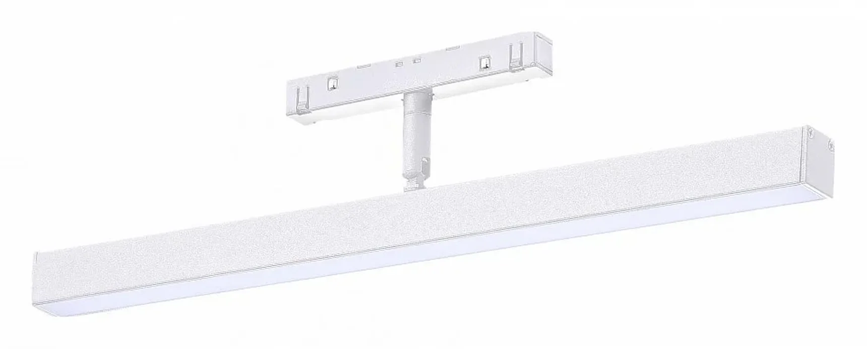 Магнитный трековый светильник Белый LED 1*12W 3000K 900Lm Ra>90 120° IP20 L405xW22,5xH92 48V