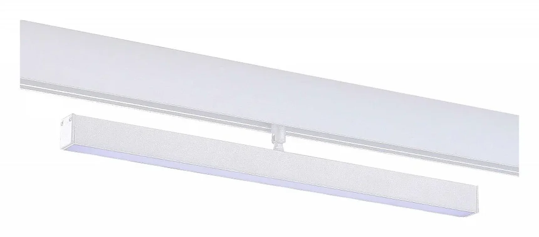 Магнитный трековый светильник Белый LED 1*12W 3000K 900Lm Ra>90 120° IP20 L405xW22,5xH92 48V
