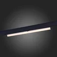 Магнитный трековый светильник Черный LED 1*10W 3000K 1 200Lm Ra>90 120° IP20 L604xW28xH80 48V
