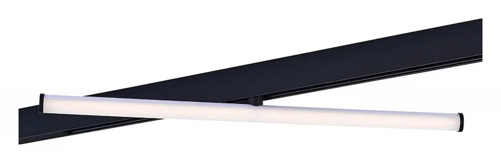 Магнитный трековый светильник Черный LED 1*10W 4000K 1 100Lm Ra>90 120° IP20 L604xW28xH80 48V