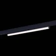 Магнитный трековый светильник Черный LED 1*10W 4000K 1 100Lm Ra>90 120° IP20 L604xW28xH80 48V