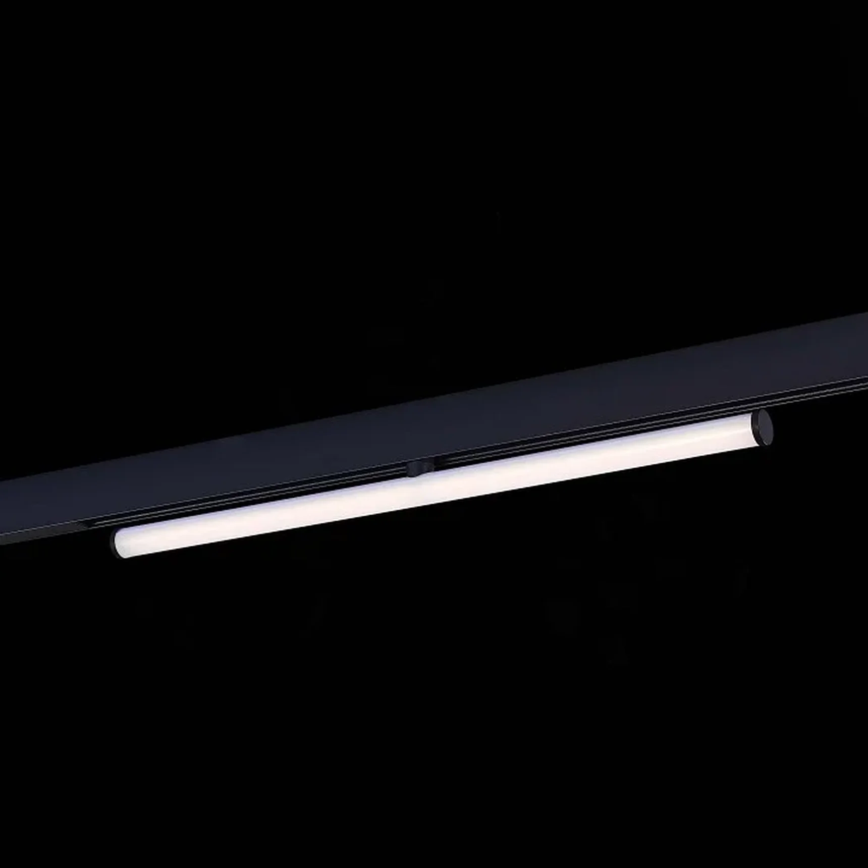 Магнитный трековый светильник Черный LED 1*10W 4000K 1 100Lm Ra>90 120° IP20 L604xW28xH80 48V