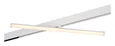 Магнитный трековый светильник Белый LED 1*10W 3000K 1 200Lm Ra>90 120° IP20 L604xW28xH80 48V
