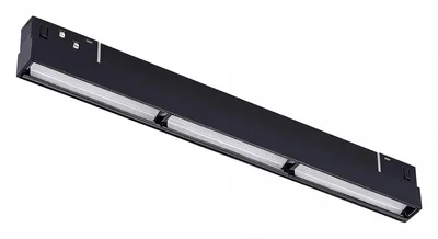Магнитный трековый светильник Черный LED 1*18W 3000K 1 000Lm Ra>90 120° IP20 L330xW22xH46 48V