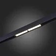 Магнитный трековый светильник Черный LED 1*12W 4000K 750Lm Ra>90 120° IP20 L220xW22xH46 48V